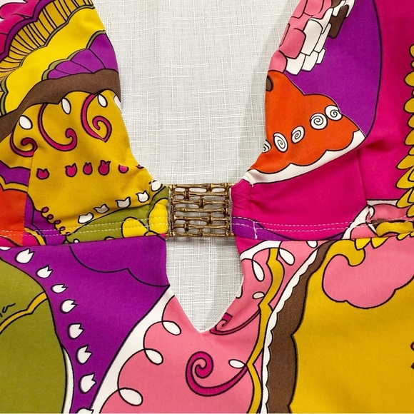 Trina Turk Vibrant Halter Swim Top - Picture 3 of 11